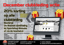 Sinterklaas/ Kerstactie sportshop Bouwes